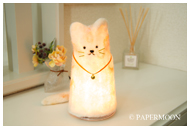 フェルト猫ライト